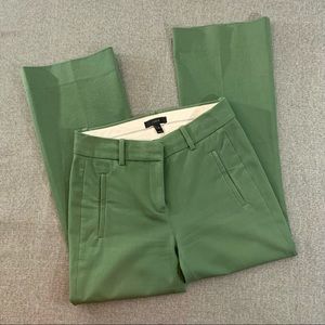 J. CREW | Petite Olive Straight Leg Trouser w/ Real Pockets; Women’s Size 00P